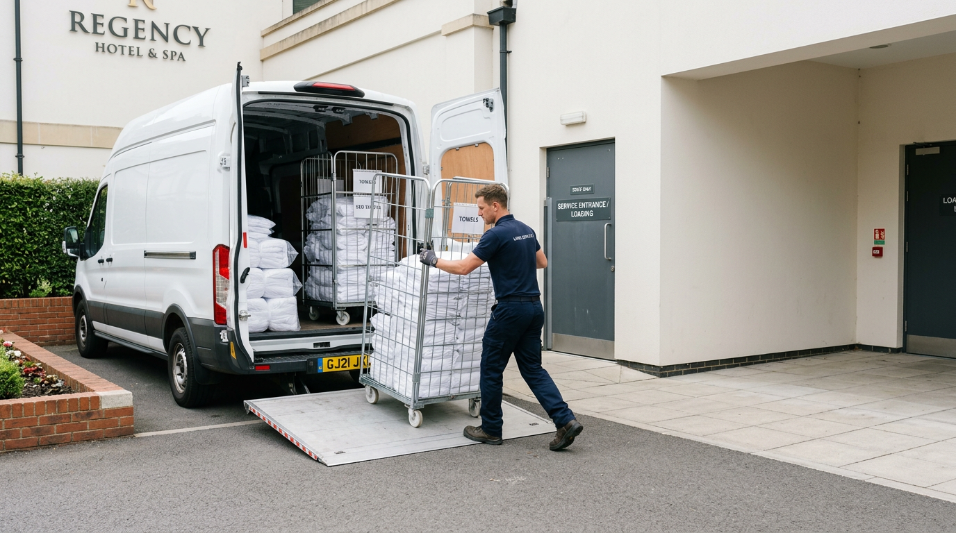 Commercial laundry and linen hire services in Essex